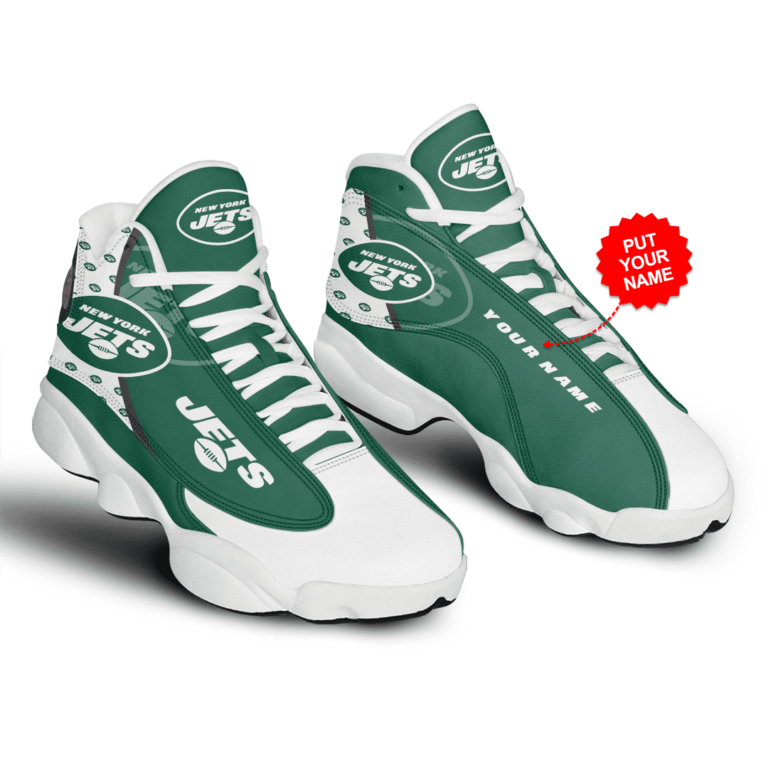NFL New York Jets Air Jordan 13 Shoes Personalized – RBJD13164