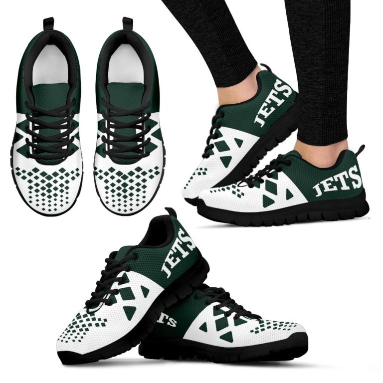 NFL New York Jets Breathable Running Shoes