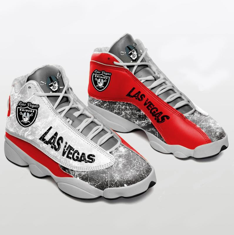 NFL Oakland Raiders Air Jordan 13 Shoes – Custom JD13 Sneakers