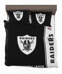 NFL Oakland Raiders Bedding Comforter Set – Duvet cover and Pillow Case