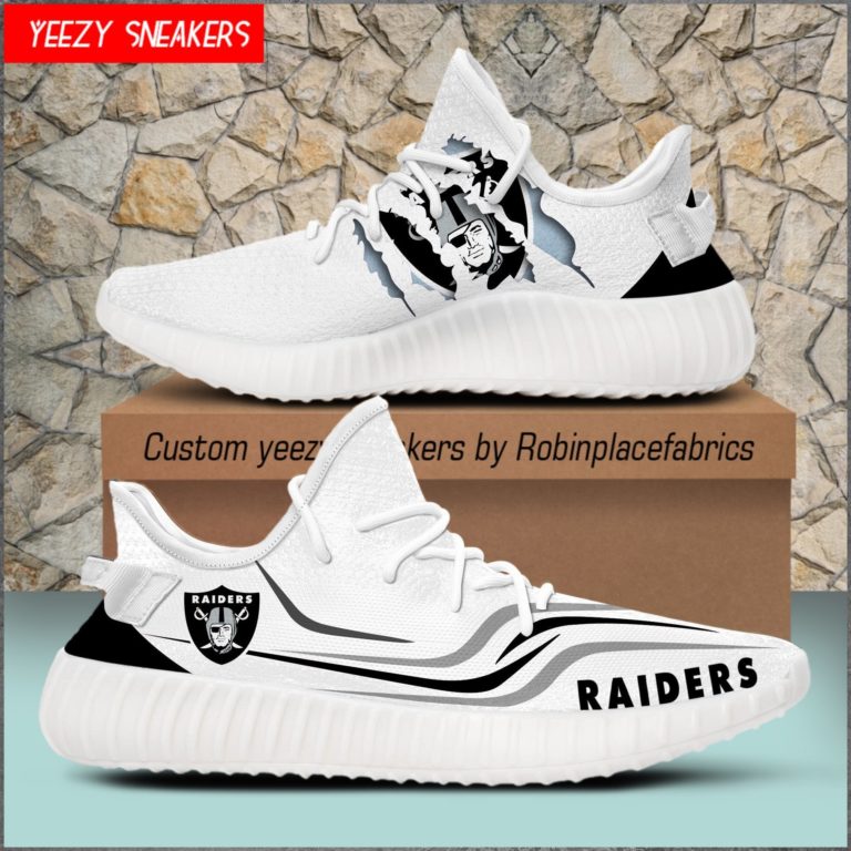 NFL Oakland Raiders Yeezy Boost Sneakers