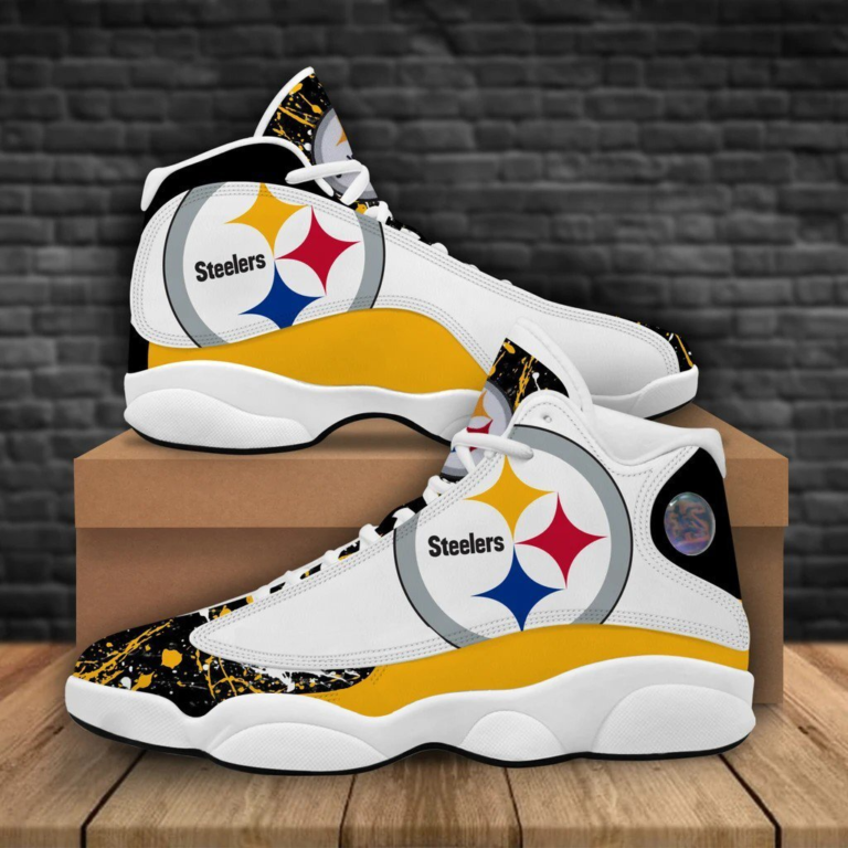 NFL Pittsburgh Steelers Air Jordan 13 Shoes – Custom JD13 Sneakers