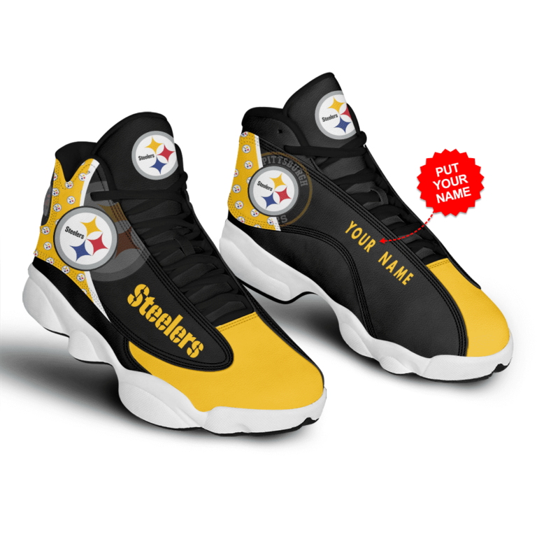 NFL Pittsburgh Steelers Air Jordan 13 Shoes Personalized – RBJD13176