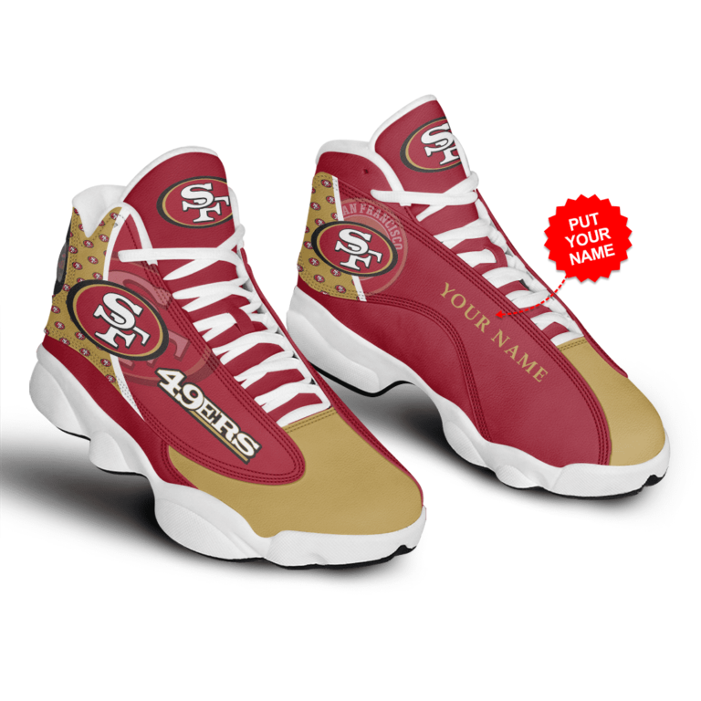 NFL San Francisco 49ers Air Jordan 13 Shoes – Customized Sneakers