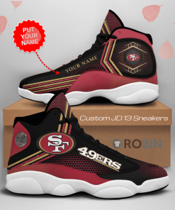 NFL San Francisco 49ers Air Jordan 13 Shoes Personalized – RBJD13182 NFL San Francisco 49ers Air Jordan 13 Shoes Personalized – RBJD13182