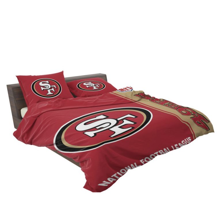 NFL San Francisco 49ers Bedding Comforter Set – Duvet cover and Pillow Case