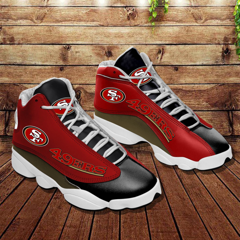 NFL San Francisco 49ers Football Air Jordan 13 Shoes