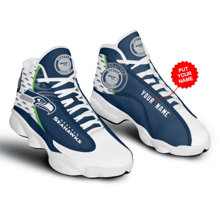 NFL Seattle Seahawks Air Jordan 13 Shoes – Customized Sneakers