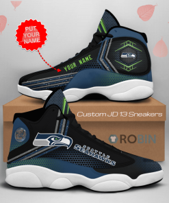 NFL Seattle Seahawks Air Jordan 13 Shoes Personalized NFL Seattle Seahawks Air Jordan 13 Shoes Personalized