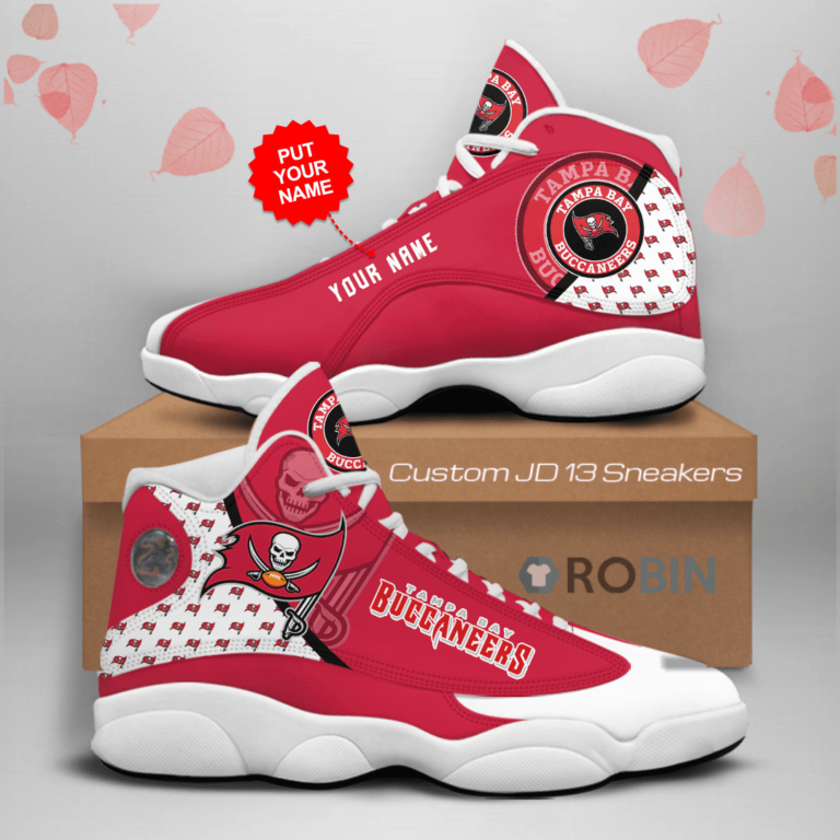 NFL Tampa Bay Buccaneers Air Jordan 13 Shoes Personalized – RBJD13188