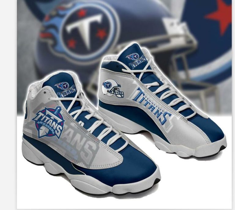 NFL Tennessee Titans Air Jordan 13 Shoes – Custom JD13 Sneakers