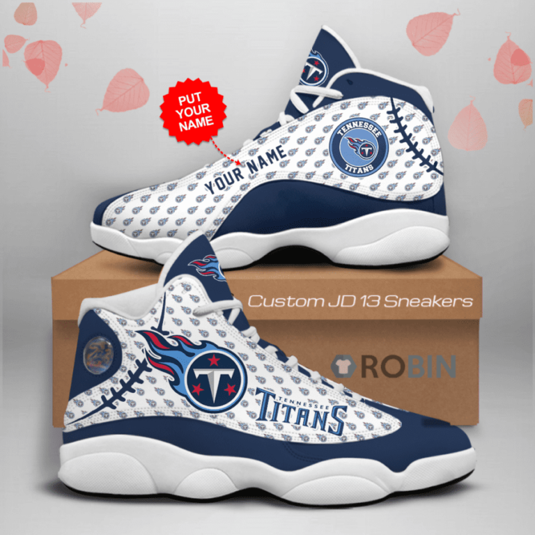 NFL Tennessee Titans Air Jordan 13 Shoes – Custom Sneakers