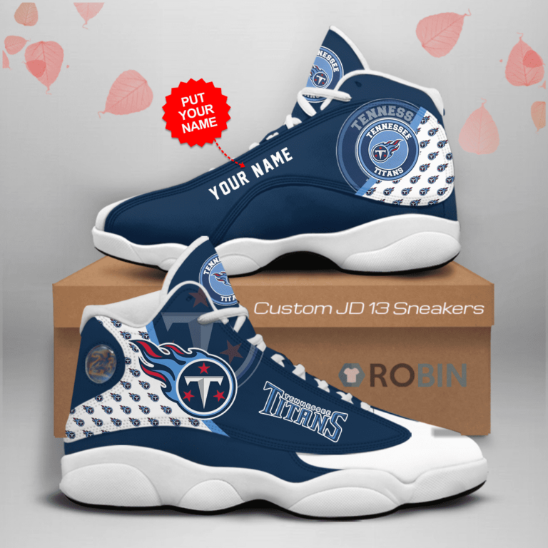 NFL Tennessee Titans Air Jordan 13 Shoes Personalized