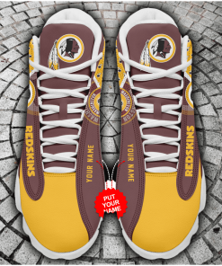 NFL Washington Redskins Air Jordan 13 Shoes – Customized Sneakers – RBJD13194