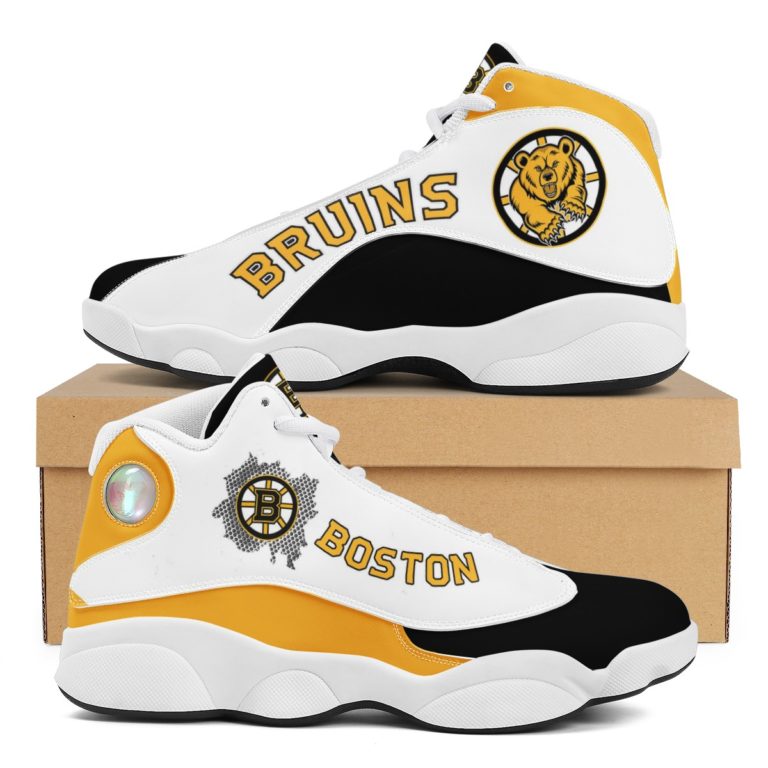 NHL Boston Bruins Air Jordan 13 Shoes
