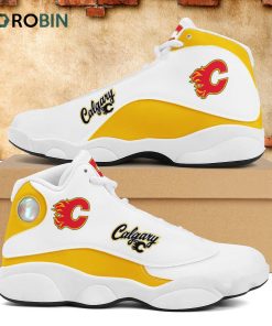NHL Calgary Flames Air Jordan 13 Shoes