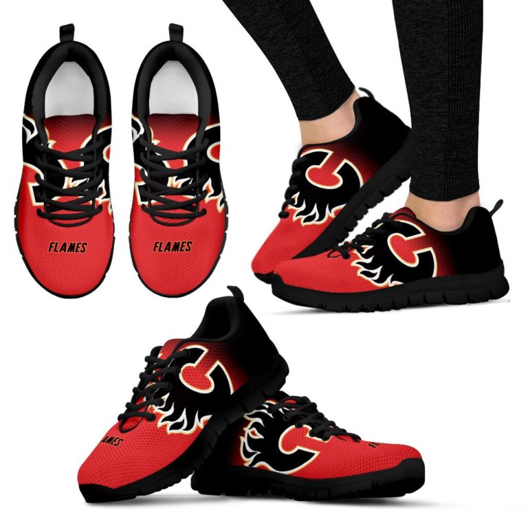 NHL Calgary Flames Breathable Running Shoes