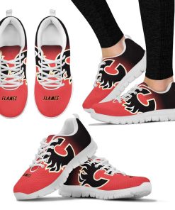 NHL Calgary Flames Breathable Running Shoes