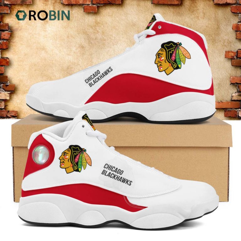 NHL Chicago Blackhawks Air Jordan 13 Shoes