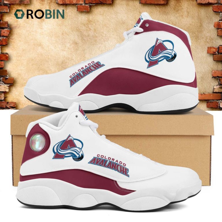 NHL Colorado Avalanche Air Jordan 13 Shoes