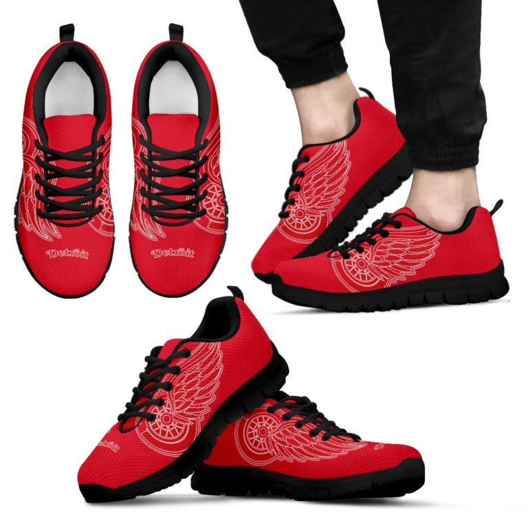 NHL Detroit Red Wings Breathable Running Shoes