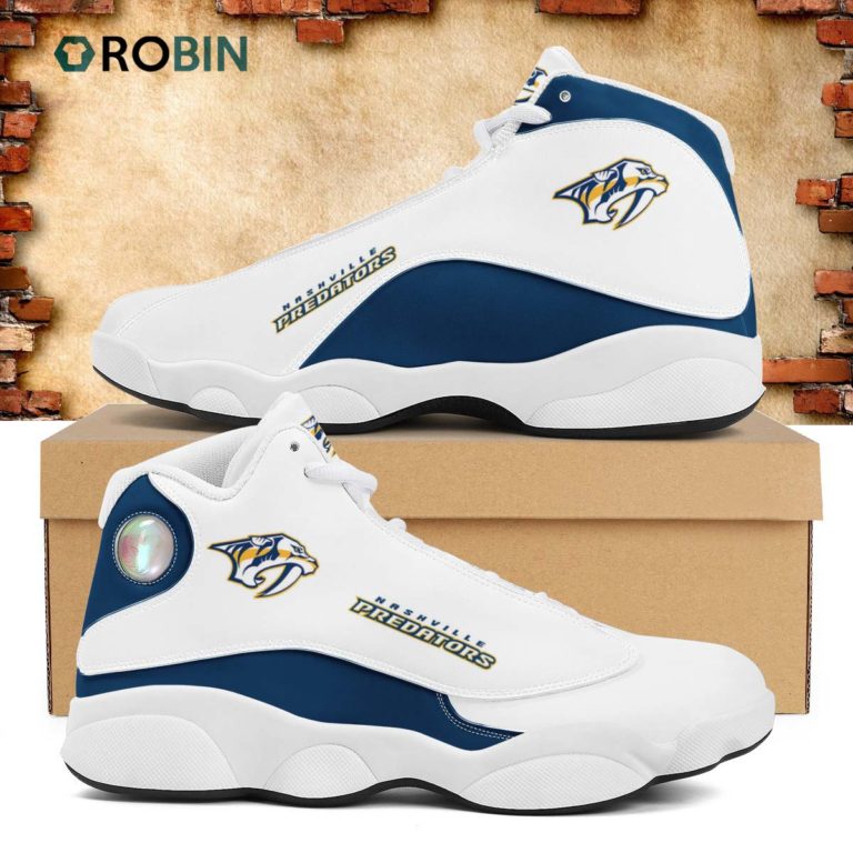 NHL Nashville Predators Air Jordan 13 Shoes