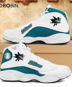NHL San Jose Sharks Air Jordan 13 Shoes