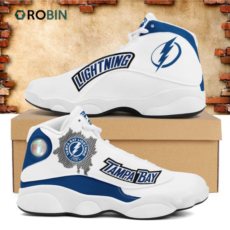 NHL Tampa Bay Lightning Air Jordan 13 Shoes