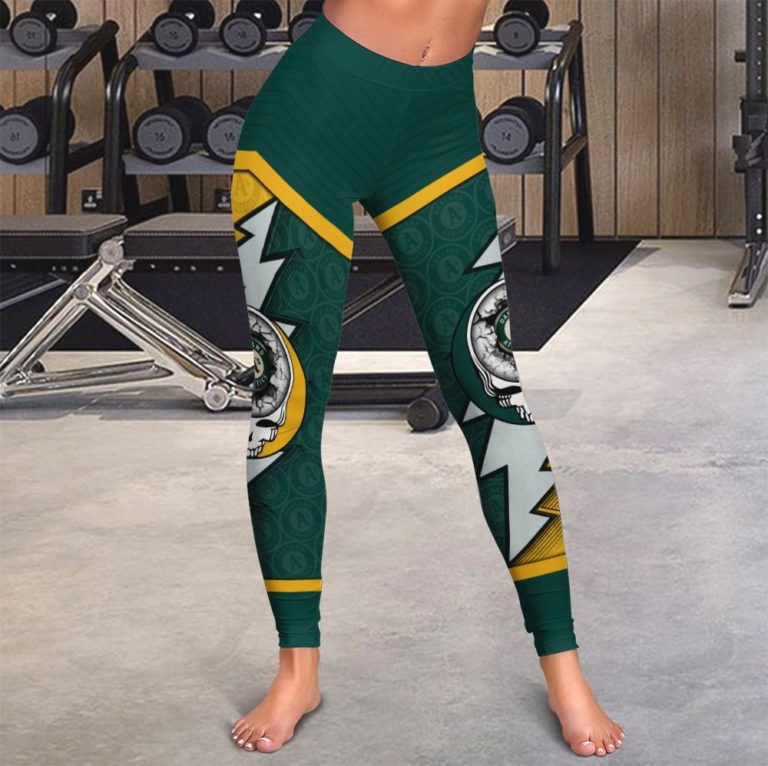 Oakland Athletics Grateful Dead High Waist Leggings