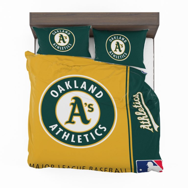 Oakland Athletics MLB Baseball American League Bedding Set