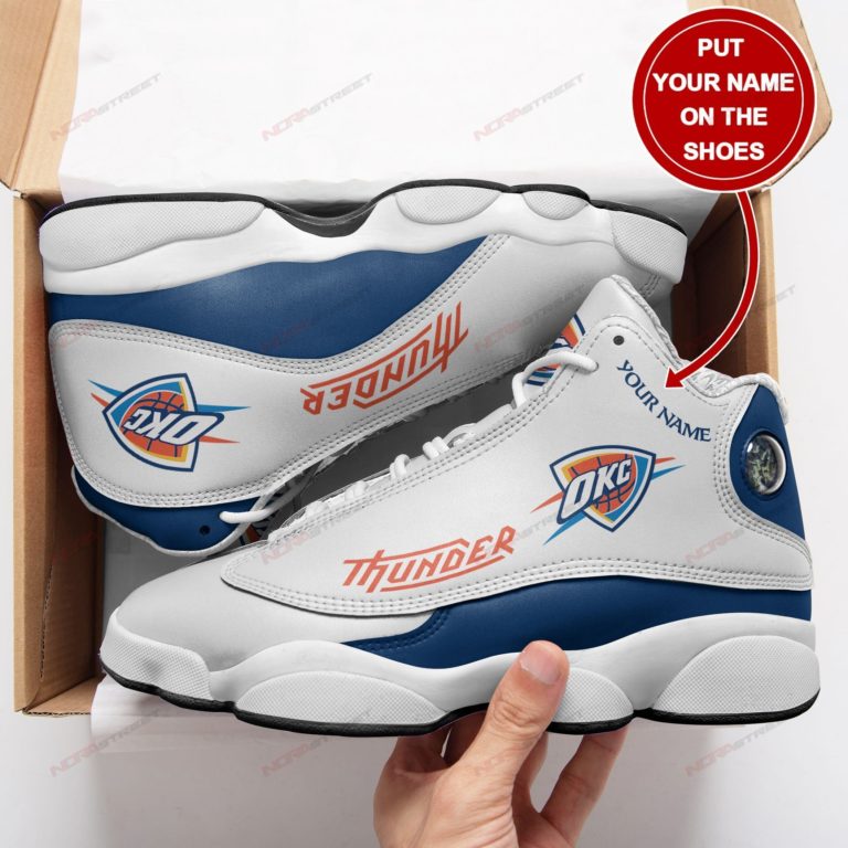 Oklahoma City Thunder Personalized Air JD13 Shoes
