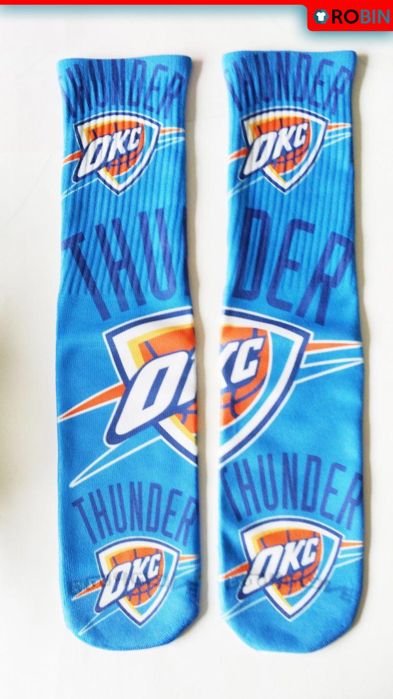 Oklahoma City Thunder socks