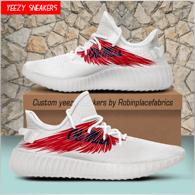 Ole Miss Rebels Yeezy Boost Sneakers