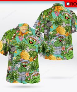 Oscar The Grouch Hawaiian Shirt Oscar The Grouch Hawaiian Shirt
