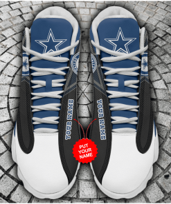 Personalized Dallas Cowboys Air Jordan 13 Shoes