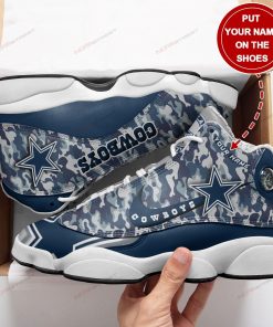 Personalized Dallas Cowboys Football Air JD13 Custom Sneakers