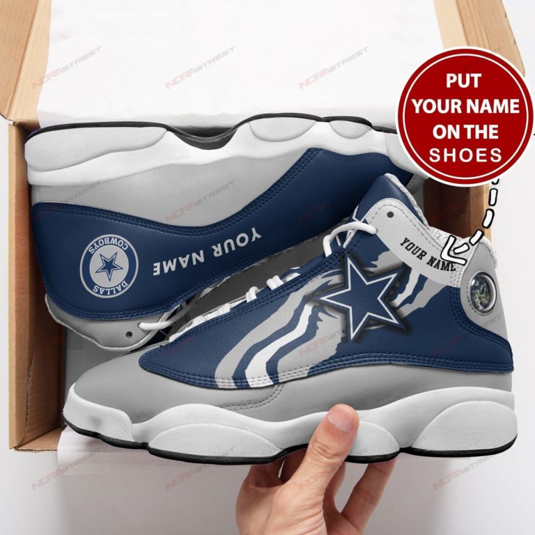 Personalized Dallas Cowboys Football Air JD13 Shoes