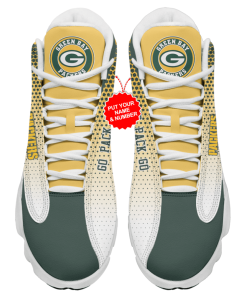 Personalized Green Bay Packers Air Jordan 13 Shoes