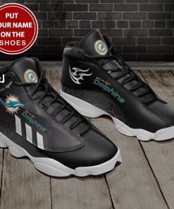 Personalized Miami Dolphins Air JD13 Custom Sneakers
