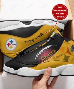 Personalized Pittsburgh Steelers Air Jordan 13 Shoes