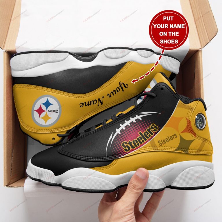 Personalized Pittsburgh Steelers Air Jordan 13 Shoes