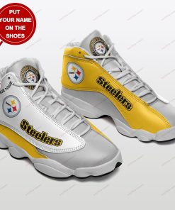 Personalized Pittsburgh Steelers Football Air Jordan 13 Sneakers