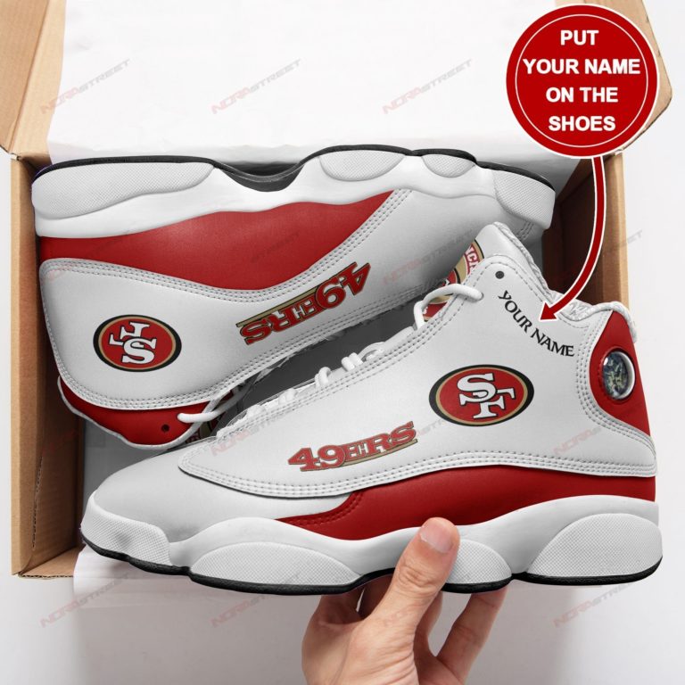 Personalized San Francisco 49ers Air JD13 Custom Sneakers