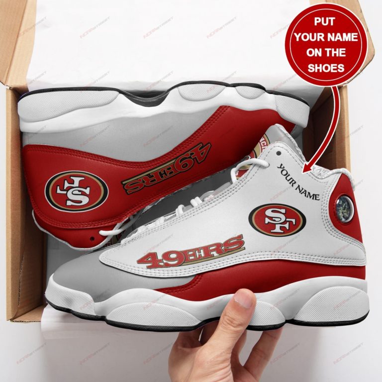 Personalized San Francisco 49ers Air Jordan 13 Custom Sneakers