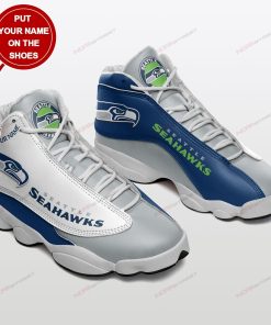 Personalized Seattle Seahawks Air JD13 Sneakers