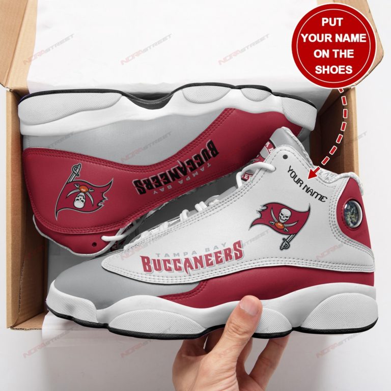 Personalized Tampa Bay Buccaneers Air JD13 Sneakers