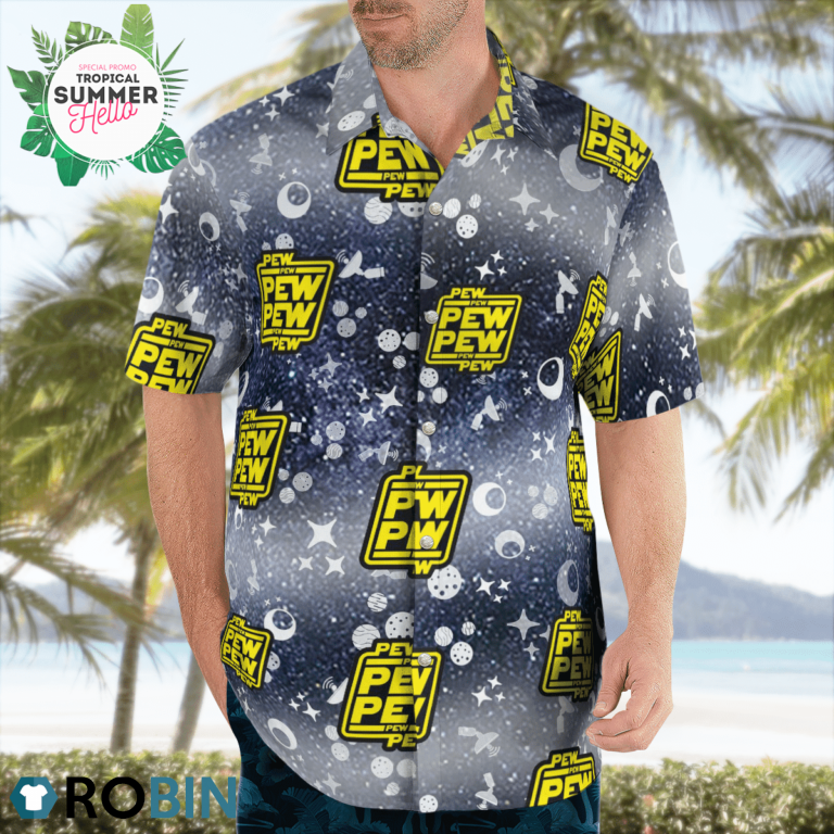 Pew Pew Star Wars Hawaiian Shirts