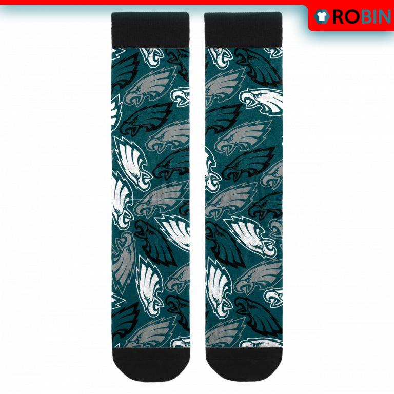 Philadelphia Eagles Football Logo Blast Socks