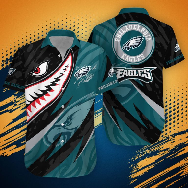 Philadelphia Eagles NFL Hawaii Shirt Shark Summer Hawaii Style