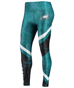 Philadelphia Eagles Sublimated High Waisted Leggings Philadelphia Eagles Sublimated High Waisted Leggings